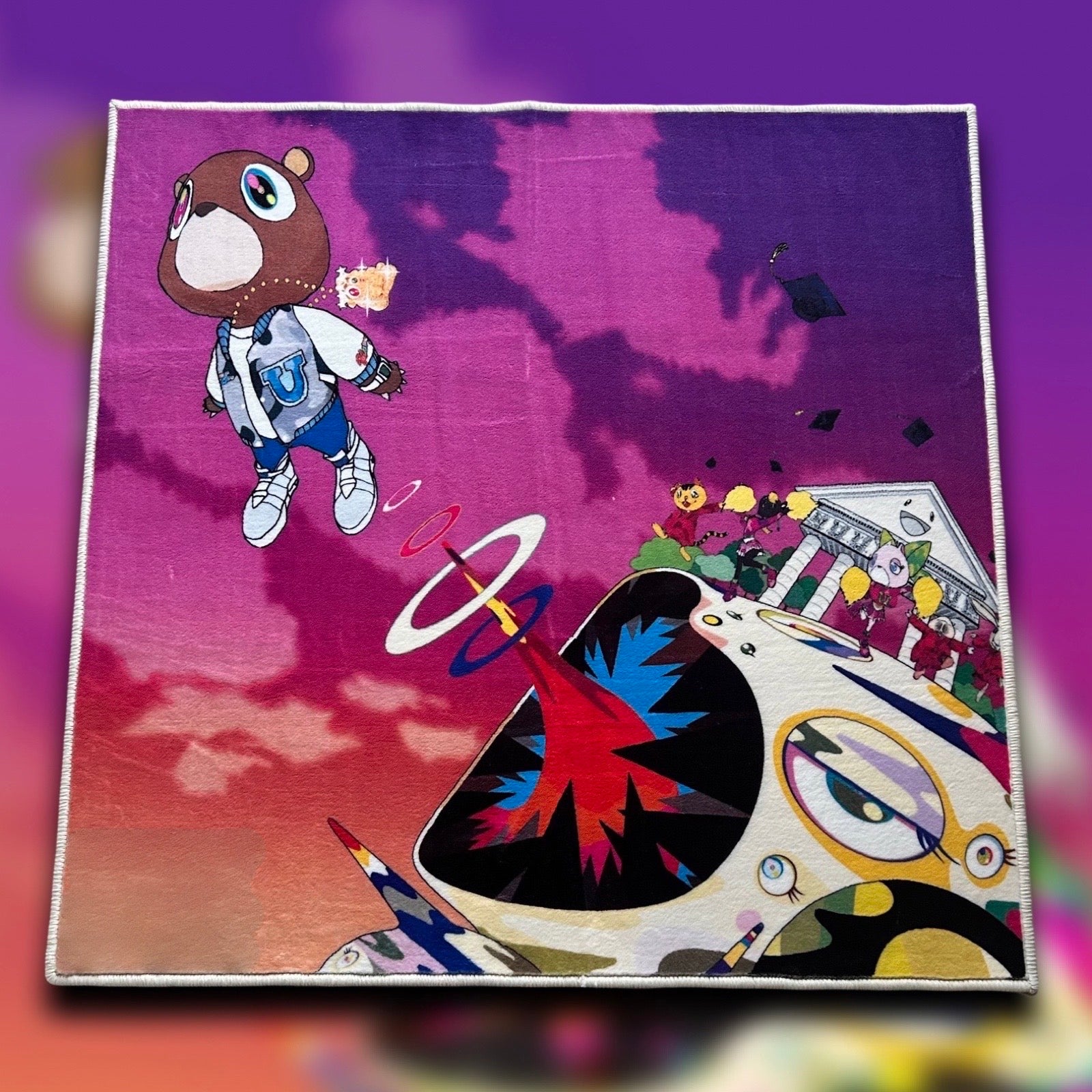 Kanye Graduation Album Cover Rug (100x100cm)